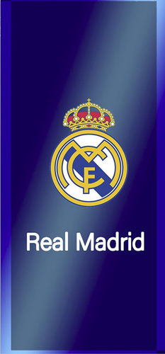Toalla Playa Premium Real Madrid Azul