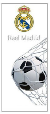 Toalla Playa Premium Real Madrid Blanca