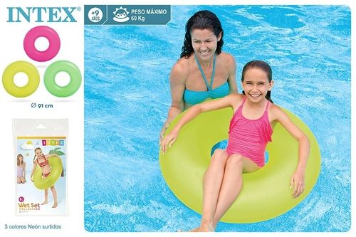 Flotador Hinchable Neón Intex