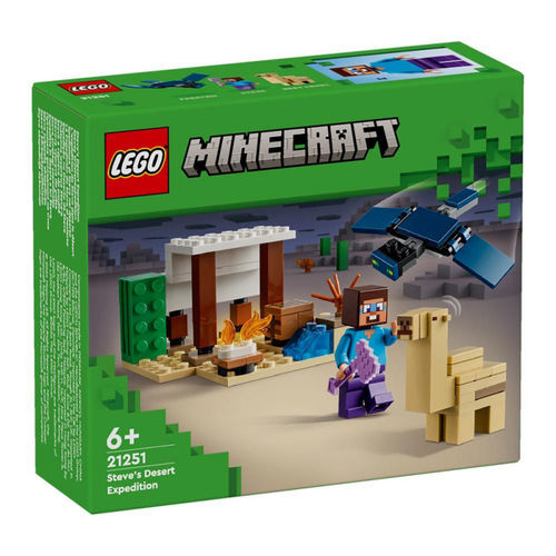 Lego Minecraft 21251 La Expedición de Steve al Desierto